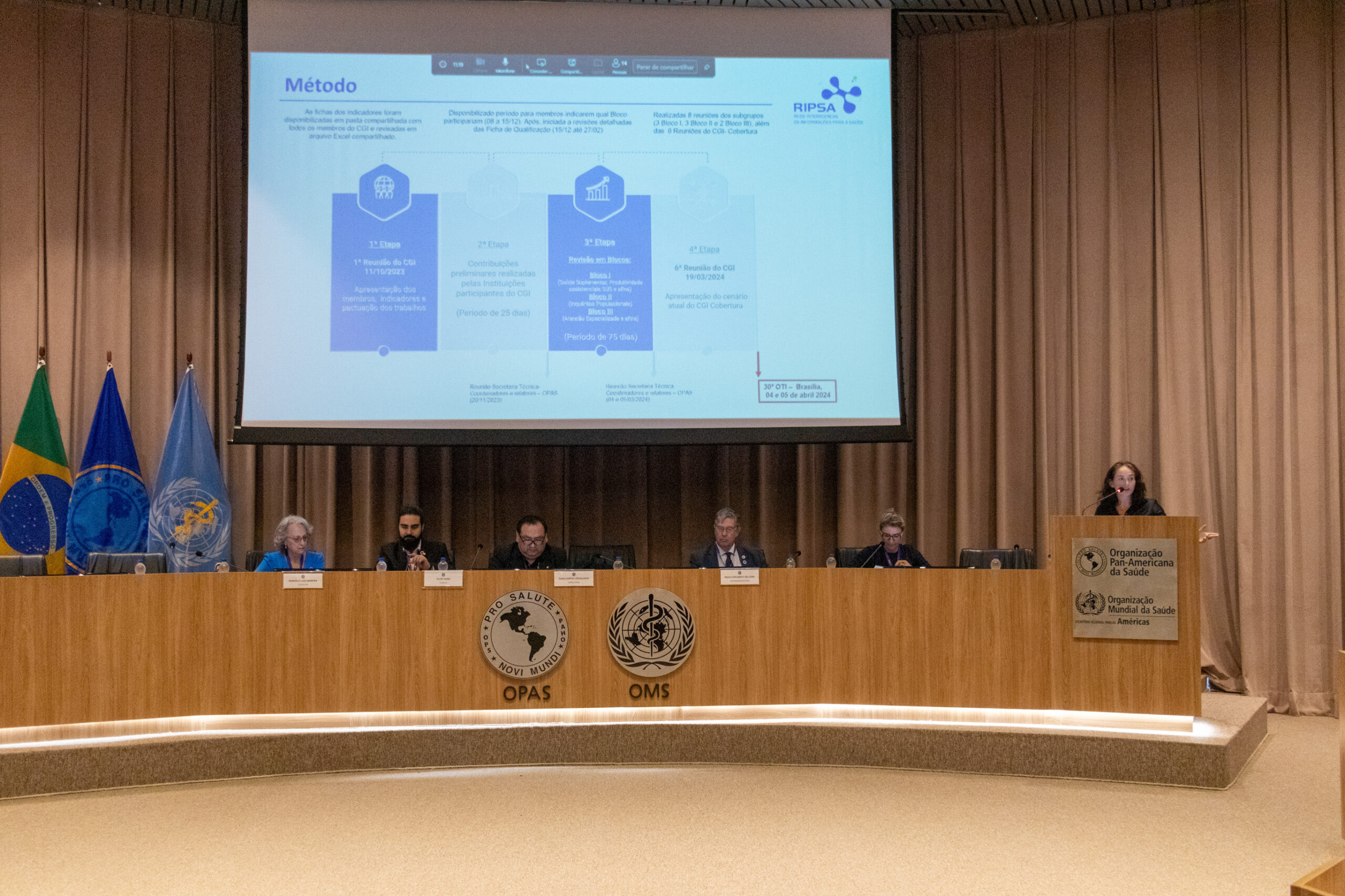 30ª Oficina de Trabalho Interagencial da Ripsa - 2024.05.04 e 05